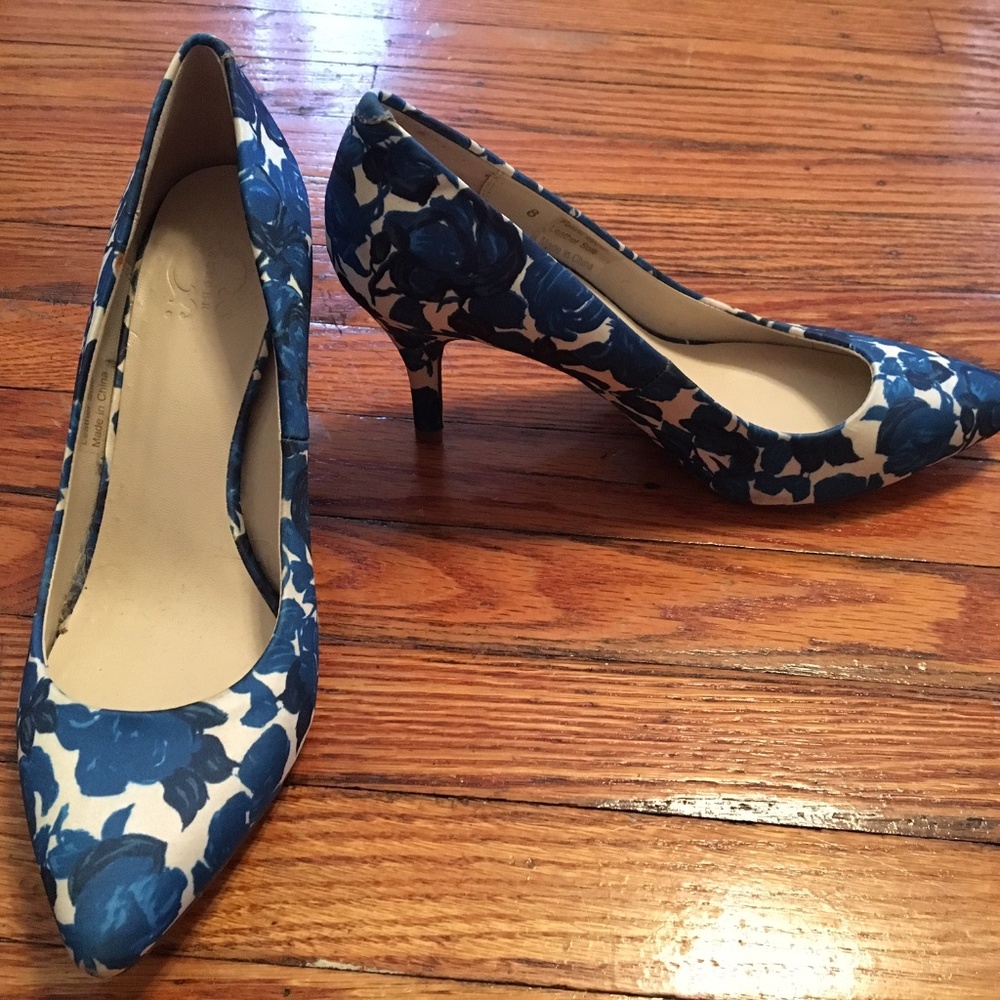C. Wonder heels - floral pattern
